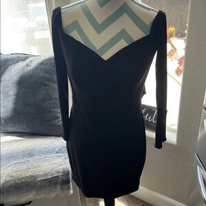 ❤️Elegant Black Long Sleeve Dress